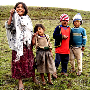 Niños en el campo