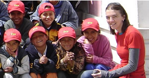 CINTA con jóvenes, voluntaria en BOLIVIA.